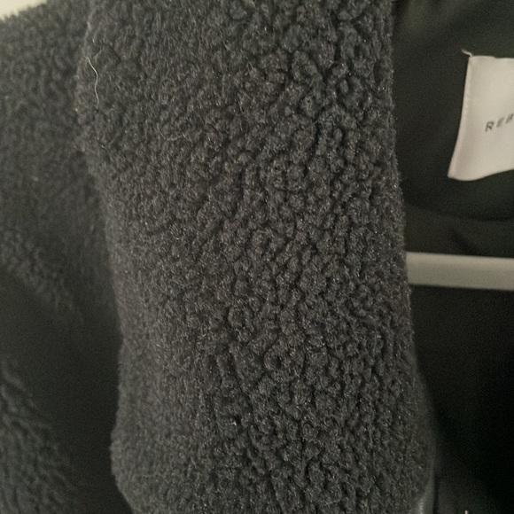 Rebecca Minkoff Black Sherpa Jacket XL worn once - Picture 4 of 4
